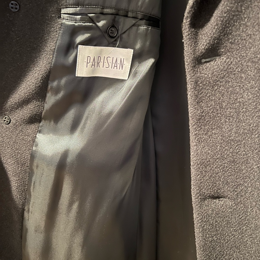 Parisian Classic black overcoat - Picture 5 of 7